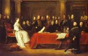 Sir David Wilkie Victoria holding a Privy Council meeting Germany oil painting artist